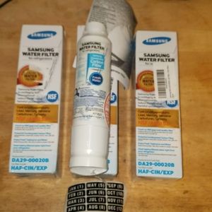 Samsung Water Filters (3) for Refrigerators Replacement DA29-00020B HAF-CIN/EXP